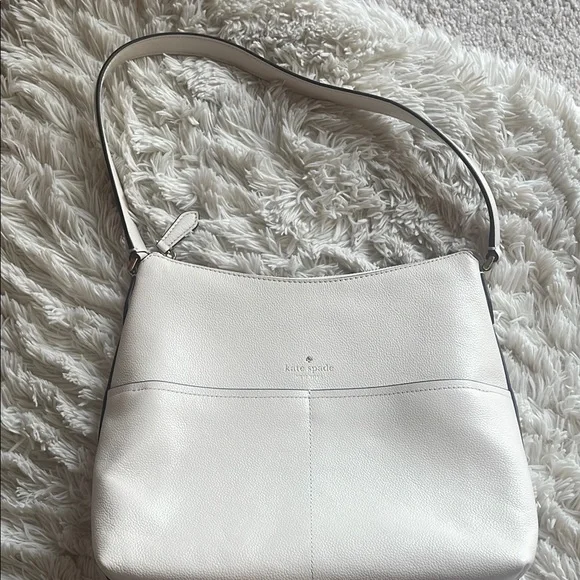 Kate Spade White Leather Shoulder Bag - Picture 2 of 4